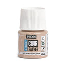 Peinture acrylique pour cuir Pébéo Setacolor, 45ml, fini mat ou satin, couleur taupe 21, texture liquide, application sur cuir
