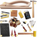 Kit d'outils pour la couture du cuir à la main Deco Cuir, comprenant aiguilles et outils professionnels pour cuir.