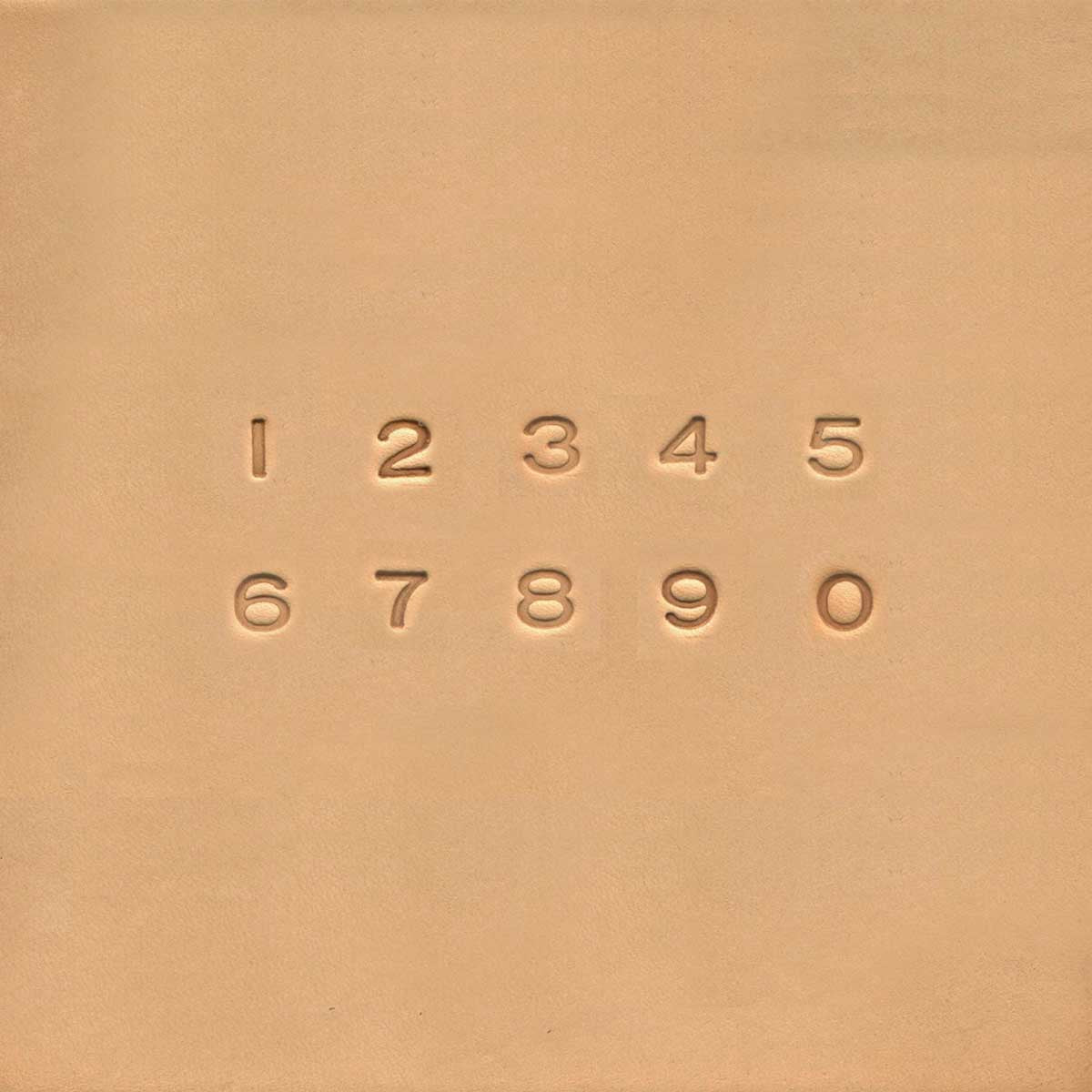 Outils Ivan, jeu des 10 chiffres à frapper en métal de 0,63 cm, ensemble d'outils pour manipuler les chiffres.