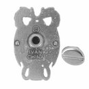 Concho à visser Croix de Dragon en argent vieilli, 19x30mm, accessoire de mode ou de décoration.