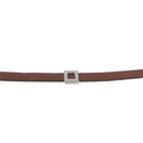 Coulissant classique carré plat en argent vieilli, lanière de 10 mm pour création de bijoux, image montrant la finition et la texture