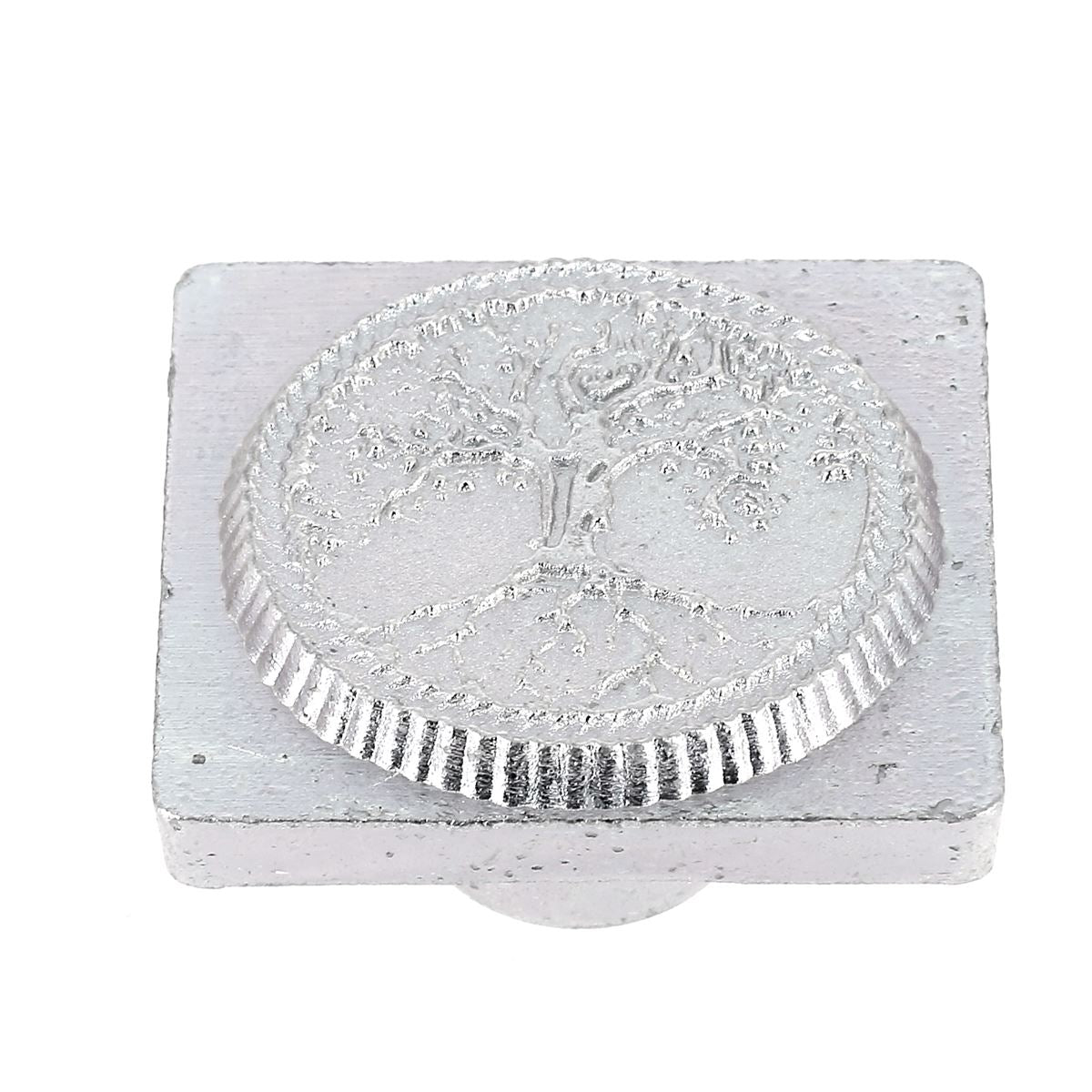 Outil Tandy Leather Matoir 3D L'arbre de la vie, outil de décoration en cuir avec motif d'arbre stylisé.