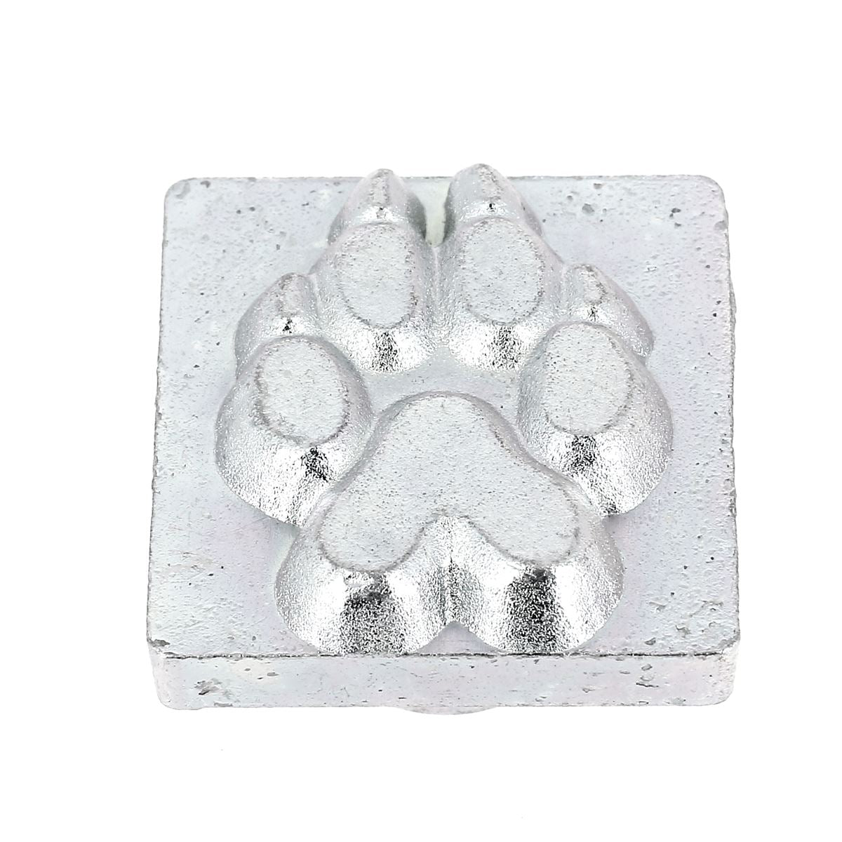 Matoir 3D Tandy Leather, outil pour emboutissage, représentant une patte de loup, utilisé pour la maroquinerie et la sculpture.