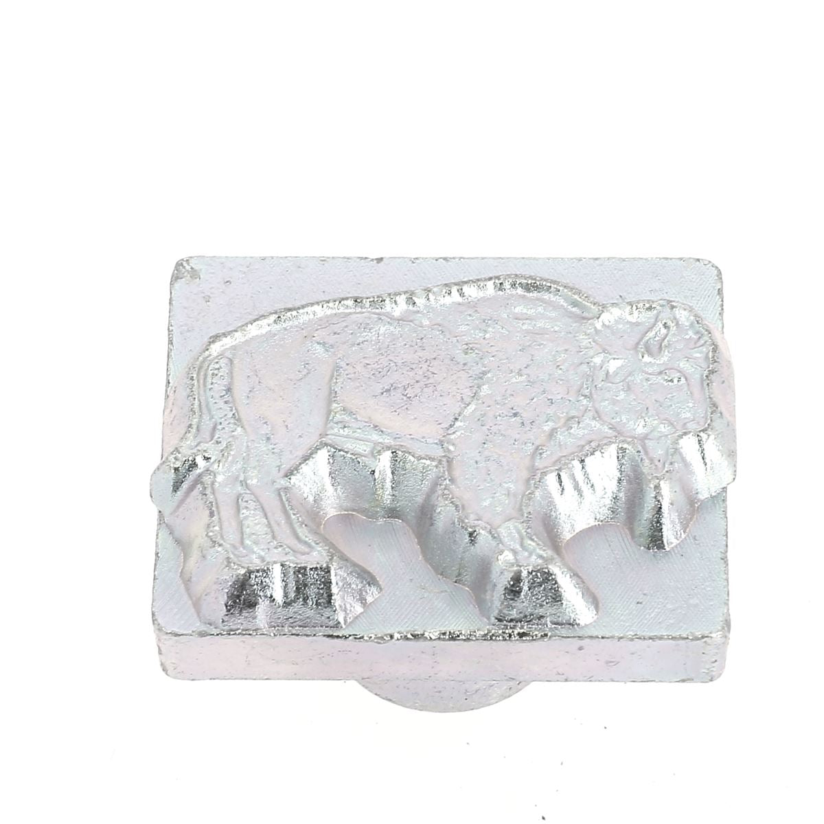 Outil Matoir 3D en forme de buffle de la marque Tandy Leather, outil de décoration en cuir.