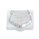 Matoir 3D Tête de loup Tandy Leather pour outils de sculpture en cuir, montrant la tête de loup en relief.