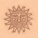 Matoir 3D Tandy Leather Soleil, outil de sculpture en cuir avec motif soleil en relief.