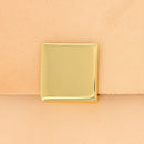 Fermoir de sac carré magnétique Autres, 23x23 mm, accessoire en métal pour fermeture sécurisé et élégant.