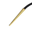 Lot de 10 embouts en laiton massif pour lacet rond 3 mm, accessoires de bricolage ou de cordonnerie.