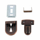 Fermeture de cartable TUCK Autres, 23x30mm, accessoire pour sac ou sac à dos, en métal avec mécanisme de fixation.