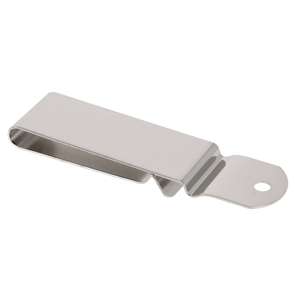 Clip pour ceinture Tandy Leather, 22x90mm, accessoire en métal pour fixation et ajustement de ceinture.