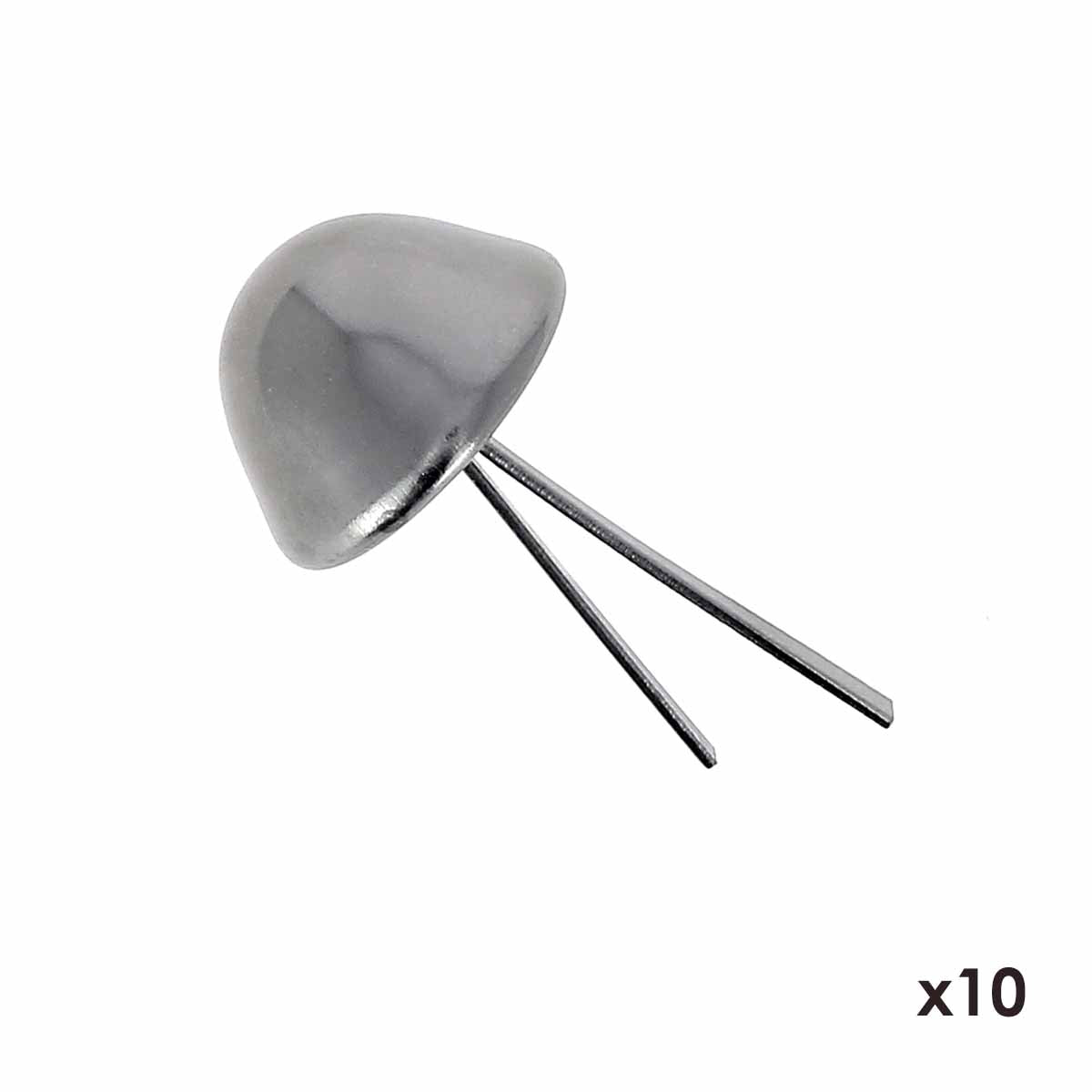 Lot de 10 pieds de sac coniques pour accessoires, en forme de canon de fusil, 18 mm, pour fixation sécurisée.