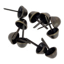 Lot de 10 pieds de sac coniques en laiton vieilli, 18 mm, accessoires pour sacs, pour fixation et décoration.