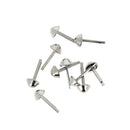 Lot de 10 pieds de sac coniques en nickel, accessoire pour sacs, avec une base conique de 9 mm, fabriqué par Autres.