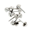 Lot de 10 pieds de sac coniques en nickel de 14 mm, accessoires pour sacs, fabriqués par Autres.