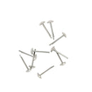 Lot de 10 pieds de sac ronds en nickel, accessoires pour sacs, diamètre 7 mm, fabriqué par Autres.