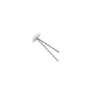 Lot de 10 pieds de sac ronds en nickel, accessoires pour sacs, diamètre 7 mm, finition élégante.