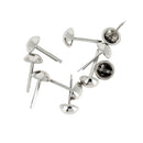 Lot de 10 pieds de sac ronds en nickel, 12mm, accessoires pour sacs à main ou pochettes, produit de la marque Autres.