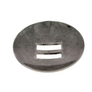 Concho à lacer LISSE en inox de la marque Ivan, accessoires métalliques avec boucle en acier inoxydable.