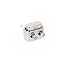 Fermoir stop lacet en métal pour lacets de 2,5 mm, accessoire en nickel pour fixer ou ajuster les lacets.