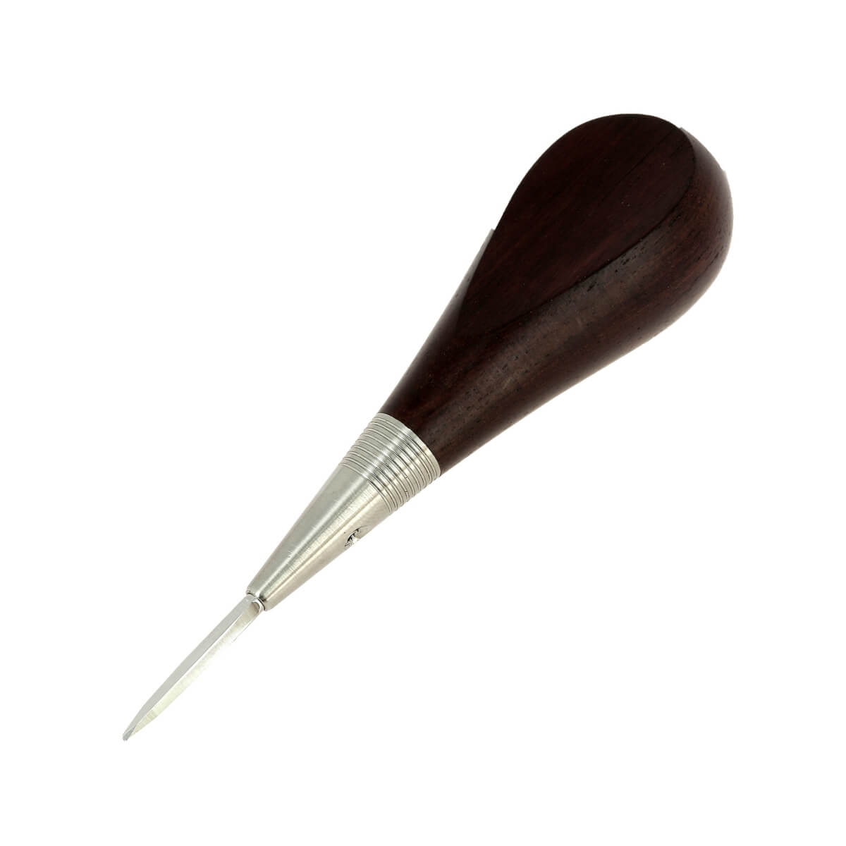 Alêne aux pinces sellier Jérôme David Excellence, 3mm, manche en bois de violette, outil de maroquinerie.
