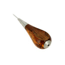 Alêne aux pinces maroquinerie Jérôme David Excellence, 2mm, avec manche en cocobolo, outil de précision pour la maroquinerie.