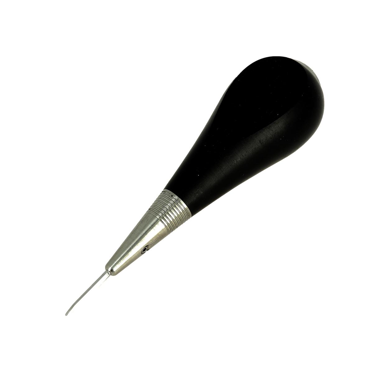 Alêne aux pinces maroquinerie Jérôme David Excellence, 2mm, avec manche plat, outil pour travaux de maroquinerie.
