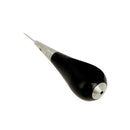 Alêne aux pinces maroquinerie Jérôme David Excellence, 2mm, avec manche en bois, utilisée pour la couture et la fixation du cuir.