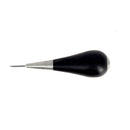 Alêne aux pinces maroquinerie Jérôme David Excellence, 2 mm, avec manche ergonomique, vue en gros plan sur l’outil.