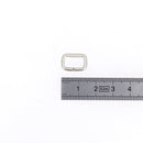 Passant de sangle en acier de 10 mm pour ceinture, avec boucle en cuir, accessoires robustes pour ceinture.