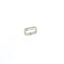 Passant de sangle en acier de 10mm pour ceinture, accessoire en métal robuste et durable.