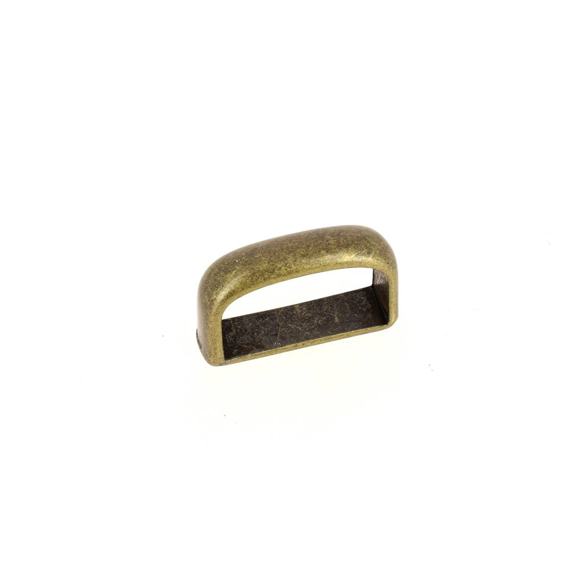 Passant de ceinture en zamac avec boucle en cuir pour ceinture, accessoire de mode élégant et durable.