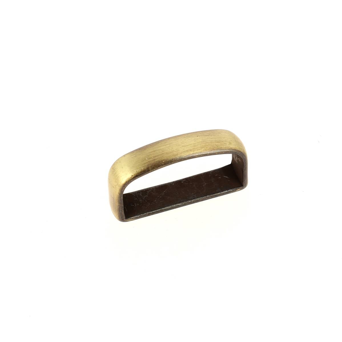 Passant de ceinture en zamac avec boucle en cuir, accessoire pour ceinture, finition élégante et durable.