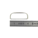 Passant de ceinture en zamac avec boucle en cuir, accessoire de mode pour ceinture élégante.