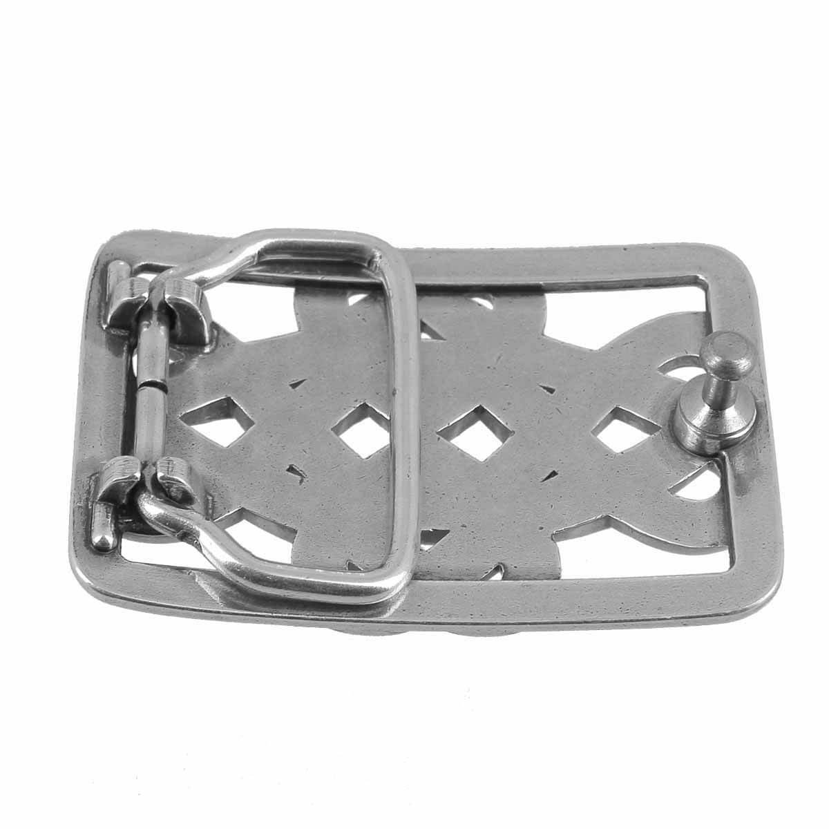 Boucle de ceinturon noeud celtique KEA en argent vieilli, 30 mm, boucle de ceinturon en bouclerie élégante pour ceinture.