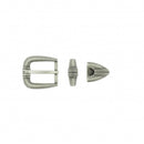 Boucle de ceinture NEL en argent vieilli de 25mm, style mexicain, en bouclerie pour accessoires de mode.