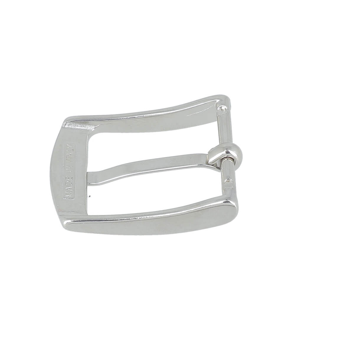 Boucle de ceinture LIA en nickel, 25 mm, avec boucle de ceinture en métal robuste et finition brillante.