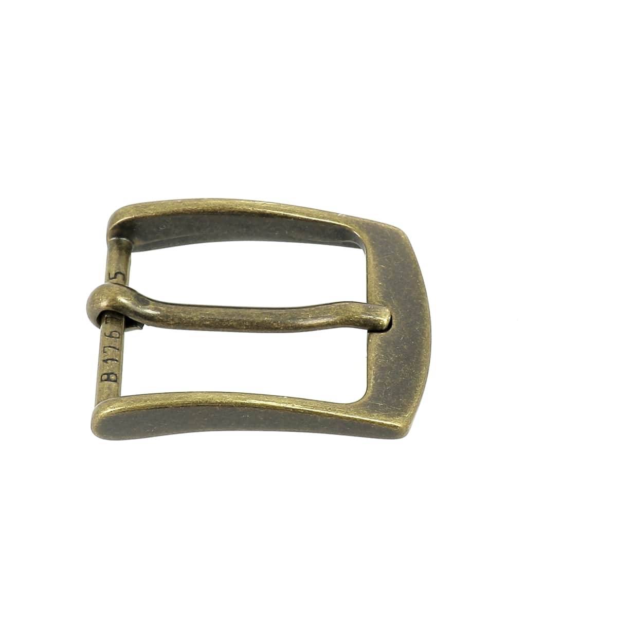 Boucle de ceinture LIA en laiton de 25mm, boucle de ceinture robuste et élégante pour accessoires de mode.