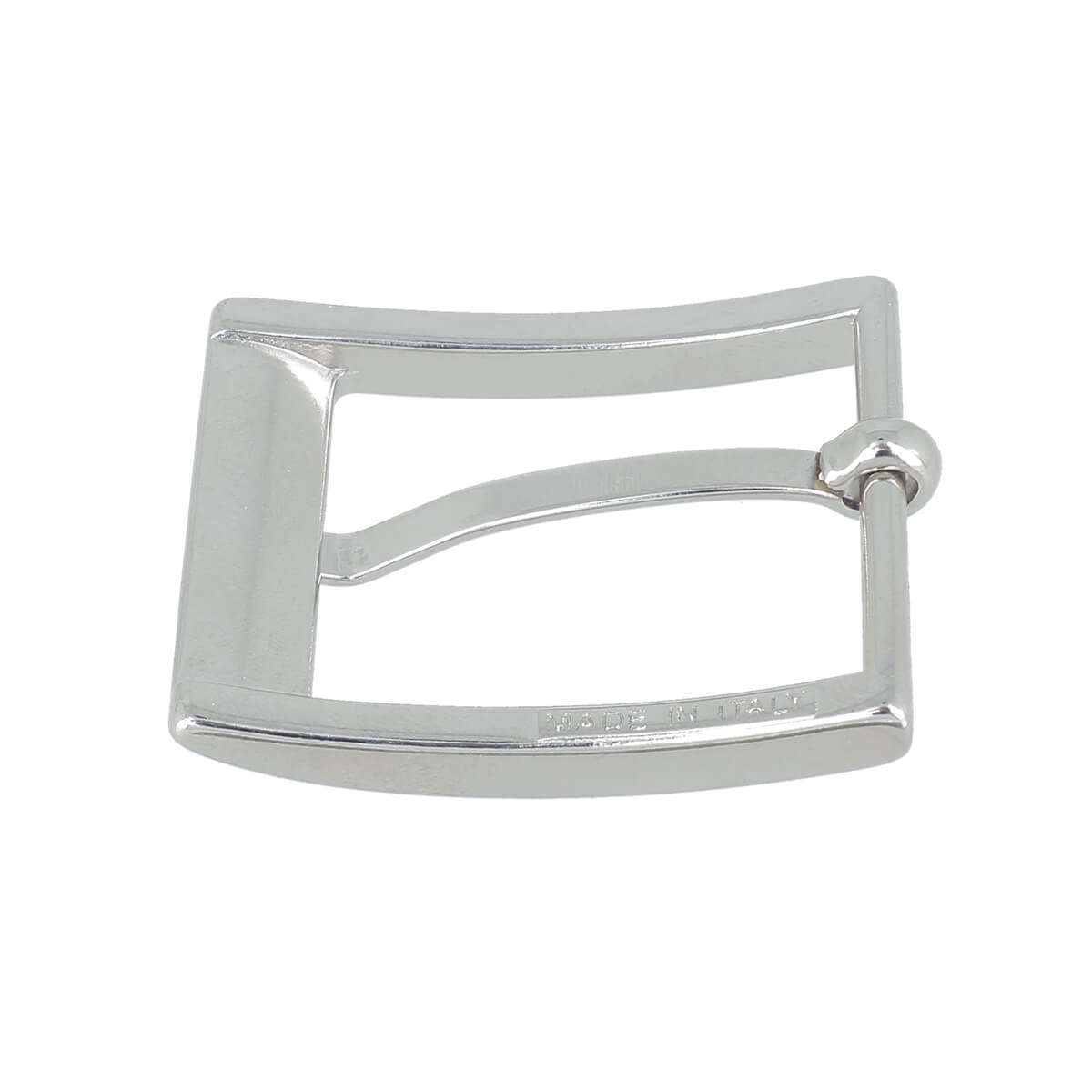 Boucle de ceinture IAN en nickel de 30mm, boucle de ceinture en métal robuste pour accessoires de mode.
