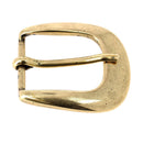 Boucle de ceinture TAM en laiton vieilli, 25mm, pièce de bouclerie pour ceinture en cuir ou tissu.