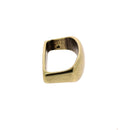 Passant de ceinture TAM en laiton vieillie, 25 mm, bouclerie pour ceinture durable et élégante, vue en gros plan.