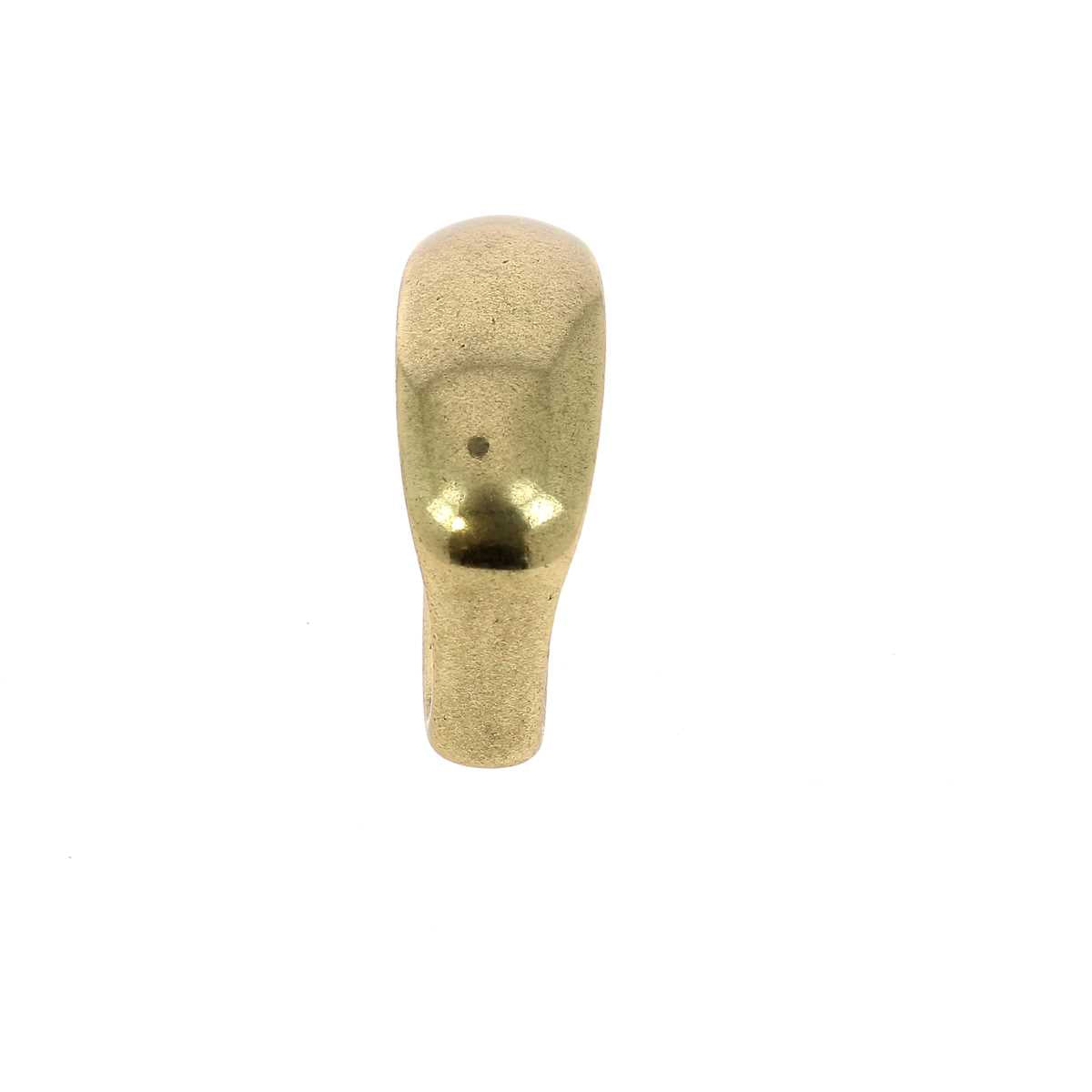 Passant de ceinture TAM en laiton vieilli, 25 mm, bouclerie robuste pour ceinture en cuir ou tissu.