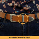 Passant de ceinture PAZ en bouclerie de 30mm, finition métallique, pour accessoires de ceinture robustes et résistants.