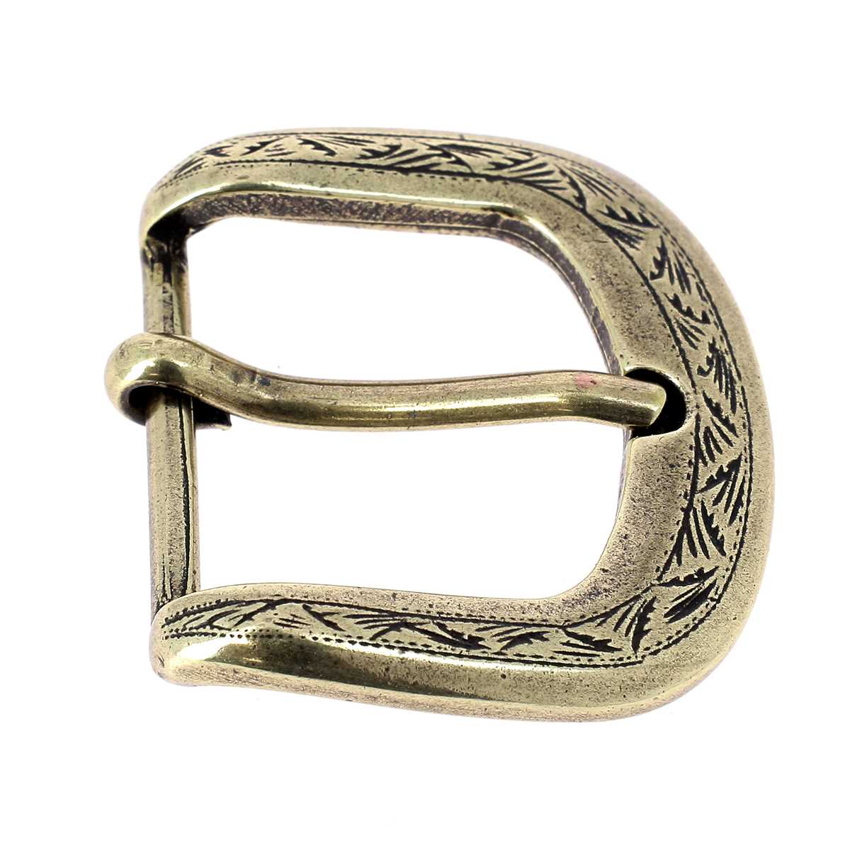 Boucle de ceinture VIC de 30mm en bouclerie, finition métallique, conçue pour ceintures en cuir ou tissu.