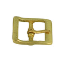 Boucle de ceinture double en laiton massif APO de 20mm, pièce de bouclerie robuste et élégante pour ceinture en cuir.