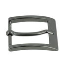 Boucle de ceinture IAN 30mm en bouclerie noire, conçue pour ceinture, détail de finition et design robuste.