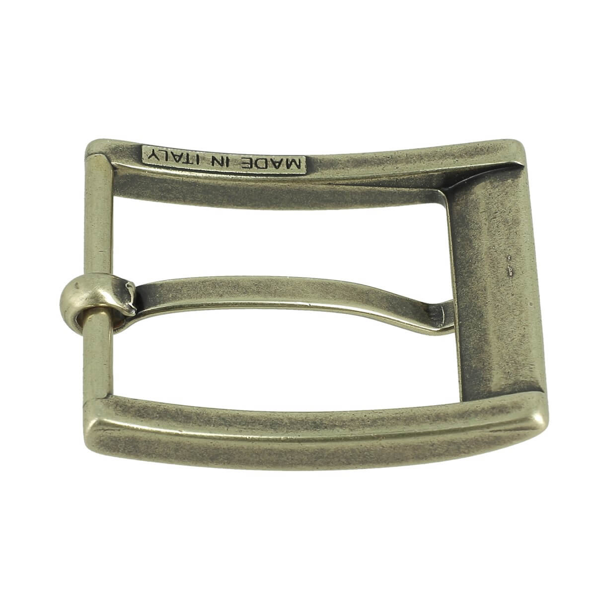 Boucle de ceinture IAN de 30 mm, boucle de ceinture en acier avec finition noire, pour ceinture en cuir ou en tissu.