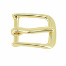 Boucle de ceinture YVU de 15mm, boucle de ceinture en métal, avec finition brillante pour accessoires de mode.