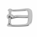 Boucle de ceinture YVU de 15mm, boucle de ceinture en métal avec finition noire, adaptée pour accessoires de mode.