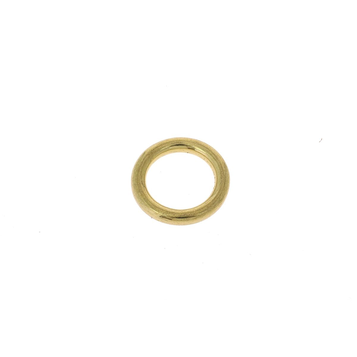 Anneau rond moulé en laiton pour bouclerie, 15 mm de diamètre avec fil de 3,5 mm, fabriqué en Autres.
