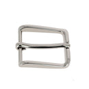Boucle de ceinture en laiton massif AVI de 30mm, style bouclerie, finition nickel, pour ceintures en cuir ou tissu.